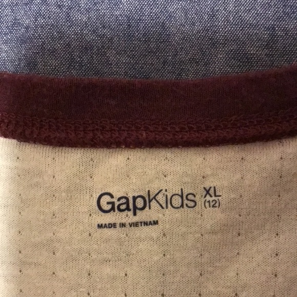 Boys size 12 Gap plaid pullover - Picture 2 of 3